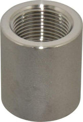 Merit Brass - 3/4" Grade 316 Stainless Steel Pipe Coupling - FNPT x FNPT End Connections, 150 psi - Americas Industrial Supply