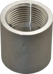 Merit Brass - 1" Grade 316 Stainless Steel Pipe Coupling - FNPT x FNPT End Connections, 150 psi - Americas Industrial Supply