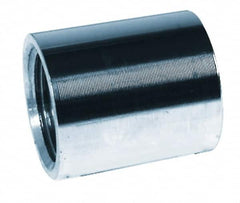Merit Brass - 2 x 1" Grade 316/316L Stainless Steel Pipe Reducer Coupling - FNPT x FNPT End Connections, 3,000 psi - Americas Industrial Supply
