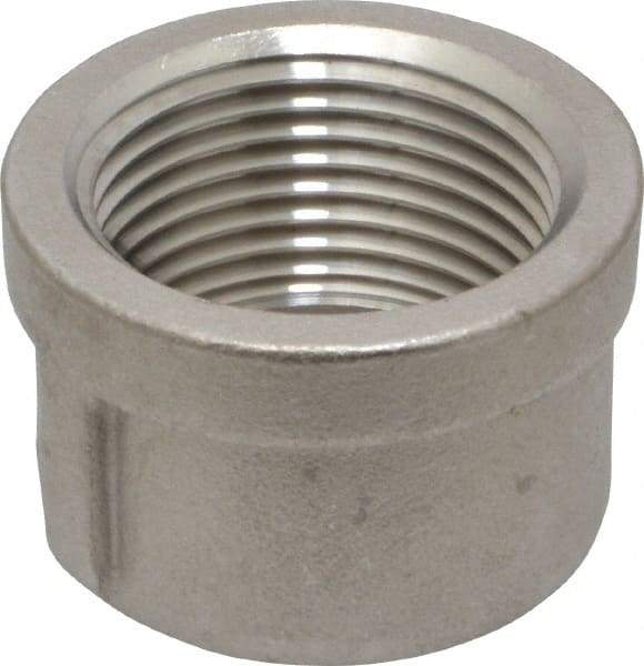 Merit Brass - 1" Grade 316 Stainless Steel Pipe End Cap - FNPT End Connections, 150 psi - Americas Industrial Supply