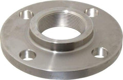Merit Brass - 2" Pipe, 6" OD, Stainless Steel, Threaded Pipe Flange - 4-3/4" Across Bolt Hole Centers, 3/4" Bolt Hole, 150 psi, Grade 316 - Americas Industrial Supply