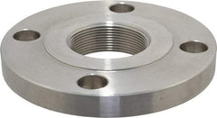 Value Collection - 2" Pipe, 6" OD, Stainless Steel, Threaded Pipe Flange - 4-3/4" Across Bolt Hole Centers, 3/4" Bolt Hole, 150 psi, Grades 316 & 316L - Americas Industrial Supply