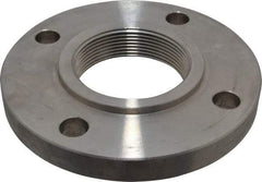 Value Collection - 3" Pipe, 7-1/2" OD, Stainless Steel, Threaded Pipe Flange - 6" Across Bolt Hole Centers, 3/4" Bolt Hole, 150 psi, Grades 316 & 316L - Americas Industrial Supply
