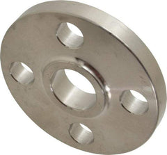 Merit Brass - 3/4" Pipe, 3-7/8" OD, Stainless Steel, Slip On Pipe Flange - 2-3/4" Across Bolt Hole Centers, 5/8" Bolt Hole, 150 psi, Grades 316 & 316L - Americas Industrial Supply