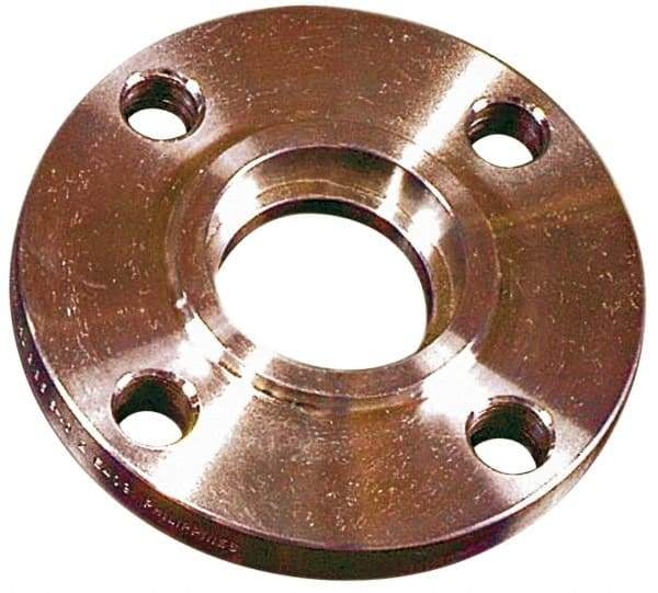 Merit Brass - 1/2" Pipe, 3-1/2" OD, Stainless Steel, Socket Weld Pipe Flange - 2-3/8" Across Bolt Hole Centers, 5/8" Bolt Hole, 150 psi, Grades 304 & 304L - Americas Industrial Supply
