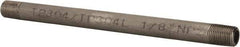 Merit Brass - Schedule 40, 1/8" Pipe x 5-1/2" Long, Grade 304/304L Stainless Steel Pipe Nipple - Welded & Threaded - Americas Industrial Supply