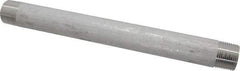 Merit Brass - Schedule 40, 1" Pipe x 12" Long, Grade 304/304L Stainless Steel Pipe Nipple - Welded & Threaded - Americas Industrial Supply