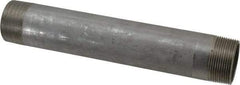 Merit Brass - Schedule 40, 1-1/2" Pipe x 10" Long, Grade 304/304L Stainless Steel Pipe Nipple - Welded & Threaded - Americas Industrial Supply