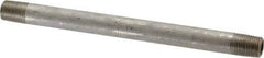 Merit Brass - Schedule 40, 1/8" Pipe x 5" Long, Grade 316/316L Stainless Steel Pipe Nipple - Welded & Threaded - Americas Industrial Supply