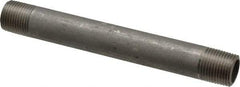 Merit Brass - Schedule 40, 3/8" Pipe x 5" Long, Grade 316/316L Stainless Steel Pipe Nipple - Welded & Threaded - Americas Industrial Supply