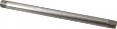 Merit Brass - Schedule 40, 3/8" Pipe x 10" Long, Grade 316/316L Stainless Steel Pipe Nipple - Welded & Threaded - Americas Industrial Supply