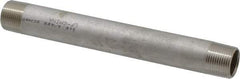 Merit Brass - Schedule 40, 3/4" Pipe x 8" Long, Grade 316/316L Stainless Steel Pipe Nipple - Welded & Threaded - Americas Industrial Supply