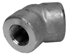 Merit Brass - 2" Grade 316/316L Stainless Steel Pipe 45° Elbow - FNPT x FNPT End Connections, 3,000 psi - Americas Industrial Supply