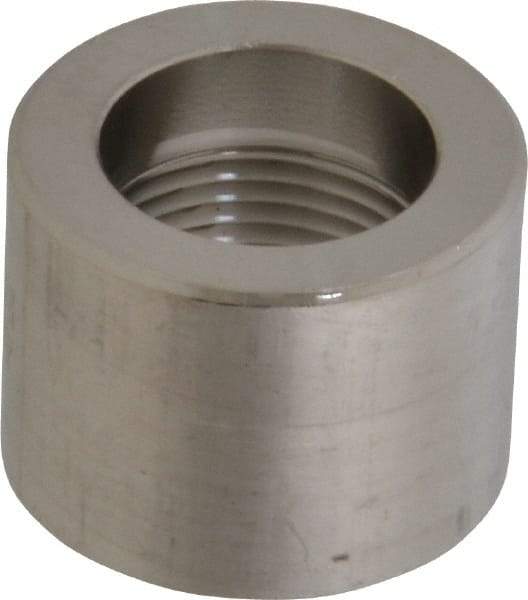 Merit Brass - 3/4" Grade 316/316L Stainless Steel Pipe Half Coupling - FNPT End Connections, 3,000 psi - Americas Industrial Supply