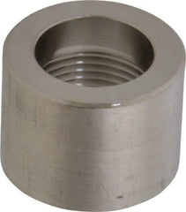 Merit Brass - 3/4" Grade 316/316L Stainless Steel Pipe Half Coupling - FNPT End Connections, 3,000 psi - Americas Industrial Supply