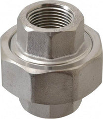 Value Collection - 3/4" Grade 316/316L Stainless Steel Pipe Union - FNPT x FNPT End Connections, 3,000 psi - Americas Industrial Supply