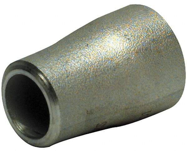 Merit Brass - 2-1/2 x 1" Grade 304L Stainless Steel Pipe Concentric Reducer - Butt Weld x Butt Weld End Connections - Americas Industrial Supply