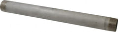 Merit Brass - Schedule 40, 1-1/2" Pipe x 18" Long, Grade 316/316L Stainless Steel Pipe Nipple - Welded & Threaded - Americas Industrial Supply