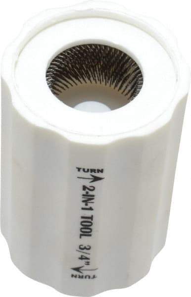 Schaefer Brush - Hand Fitting and Cleaning Brush - 7/8 Refrigeration Outside Diameter - Americas Industrial Supply