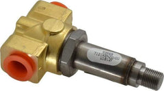 Parker - 1/4" Port, Brass Solenoid Valve - Closed, FKM Seal - Americas Industrial Supply
