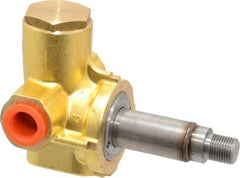 Parker - 1/4" Port, Brass Solenoid Valve - Closed, NBR Seal - Americas Industrial Supply