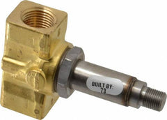 Parker - 3/8" Port, Brass Solenoid Valve - Closed, FKM Seal - Americas Industrial Supply