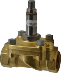 Parker - 1/2" Port, Brass Solenoid Valve - Closed, NBR Seal - Americas Industrial Supply