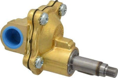 Parker - 1/2" Port, Brass Solenoid Valve - Closed, NBR Seal - Americas Industrial Supply