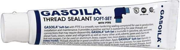 Federal Process - 2 oz Tube Blue/Green Easy Seal Applicator with Gasoila Soft-Set - 600°F Max Working Temp - Americas Industrial Supply