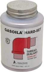 Federal Process - 1/2 Pt Brush Top Can Red Federal Gasoila Hard-Set - 350°F Max Working Temp - Americas Industrial Supply