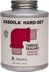 Federal Process - 1 Pt Brush Top Can Red Federal Gasoila Hard-Set - 350°F Max Working Temp - Americas Industrial Supply