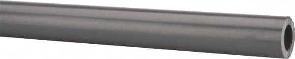 Made in USA - 1/2" Pipe, 60" Long PVC Unthreaded Plastic Pipe Nipple - 850 Max psi, 0.528" ID x 0.84" OD, Schedule 80, Gray - Americas Industrial Supply