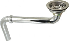 Just Mfg. - Crump Cup Drain System - Chrome Plated Brass - Americas Industrial Supply