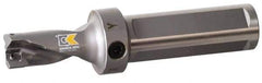 Kennametal - 101.6mm Max Drill Depth, 4xD, 25.4mm Diam, Indexable Insert Drill - 2 Inserts, 1-1/4" Shank Diam, Straight Shank - Americas Industrial Supply