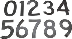 Made in USA - Letter Label - Legend: Number Set, English, Black - Americas Industrial Supply