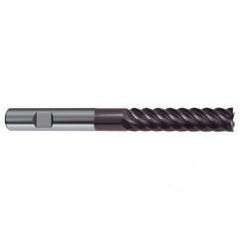 16mm Dia. - 150mm OAL - 45° Helix Firex Carbide End Mill - 6 FL - Americas Industrial Supply