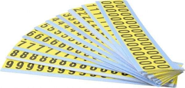Made in USA - Letter Label - Legend: Combo Pack (Numbers), English - Americas Industrial Supply