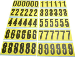 Made in USA - Letter Label - Legend: Combo Pack (Numbers), English - Americas Industrial Supply