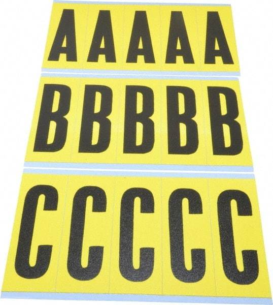 Made in USA - Letter Label - Legend: Combo Pack (Letters), English - Americas Industrial Supply