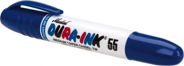Markal - Bue Permanent Marker - Chisel Tip - Americas Industrial Supply
