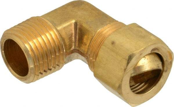 Cerro - 5/8" OD, Brass Male Elbow - Comp x MNPT Ends - Americas Industrial Supply