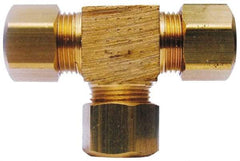 Cerro - 1/2 x 1/2 x 3/8" OD, Brass Union Tee - Comp x Comp x Comp Ends - Americas Industrial Supply