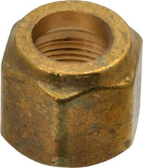 Cerro - 3/4" Tube OD, 45° Brass Flared Tube Refrigeration Nut - Compression Ends - Americas Industrial Supply