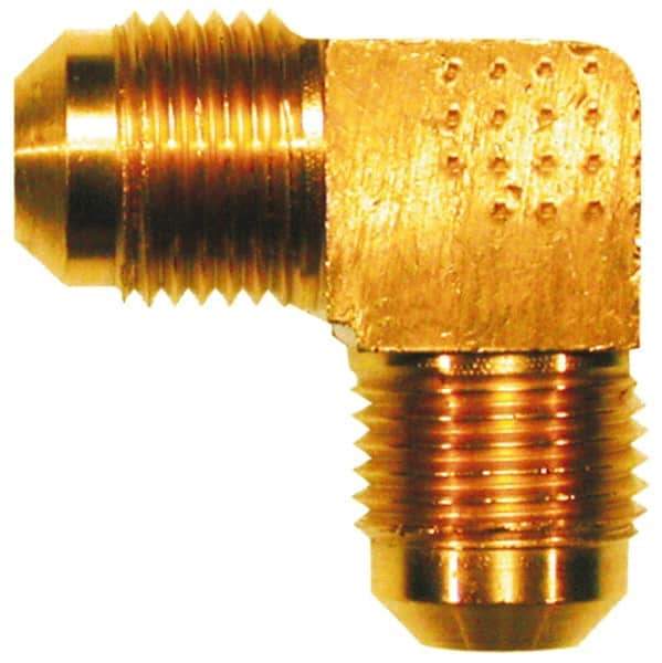 Cerro - 5/8" Tube OD, 45° Brass Flared Tube Union Elbow - Flare x Flare Ends - Americas Industrial Supply