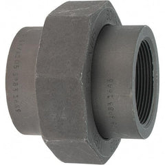 Made in USA - Size 2", Class 3,000, Forged Carbon Steel Black Pipe Union - 925 psi, Threaded End Connection - Americas Industrial Supply
