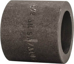 Made in USA - Size 1/2", Class 3,000, Forged Carbon Steel Black Pipe Coupling - 925 psi, Socket Weld End Connection - Americas Industrial Supply