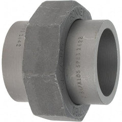 Made in USA - Size 2", Class 3,000, Forged Carbon Steel Black Pipe Union - 925 psi, Socket Weld End Connection - Americas Industrial Supply