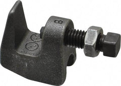 Made in USA - 3/4" Max Flange Thickness, 1/2" Rod C-Clamp - 760 Lb Capacity, Ductile Iron - Americas Industrial Supply