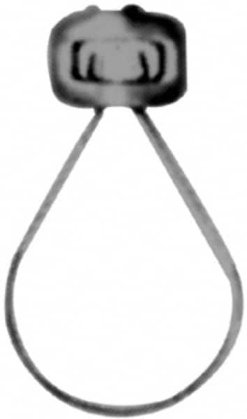 Made in USA - 2" Pipe, 3/8" Rod, Malleable Iron Adjustable Ring Hanger - Black, 400 Lb Capacity - Americas Industrial Supply