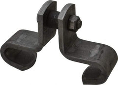 Made in USA - 3/8" Rod Center Beam Clamp - 1,000 Lb Capacity, Carbon Steel - Americas Industrial Supply